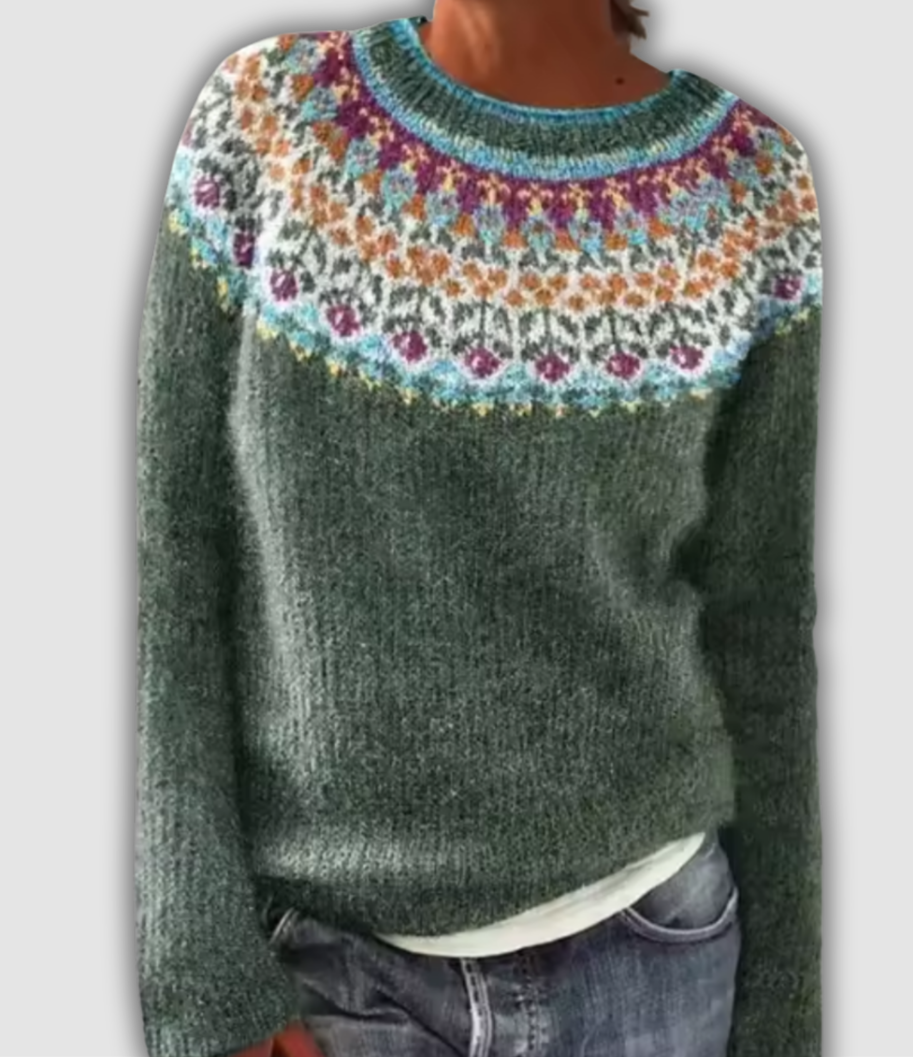 Celina™ - Cosy Retro Sweater