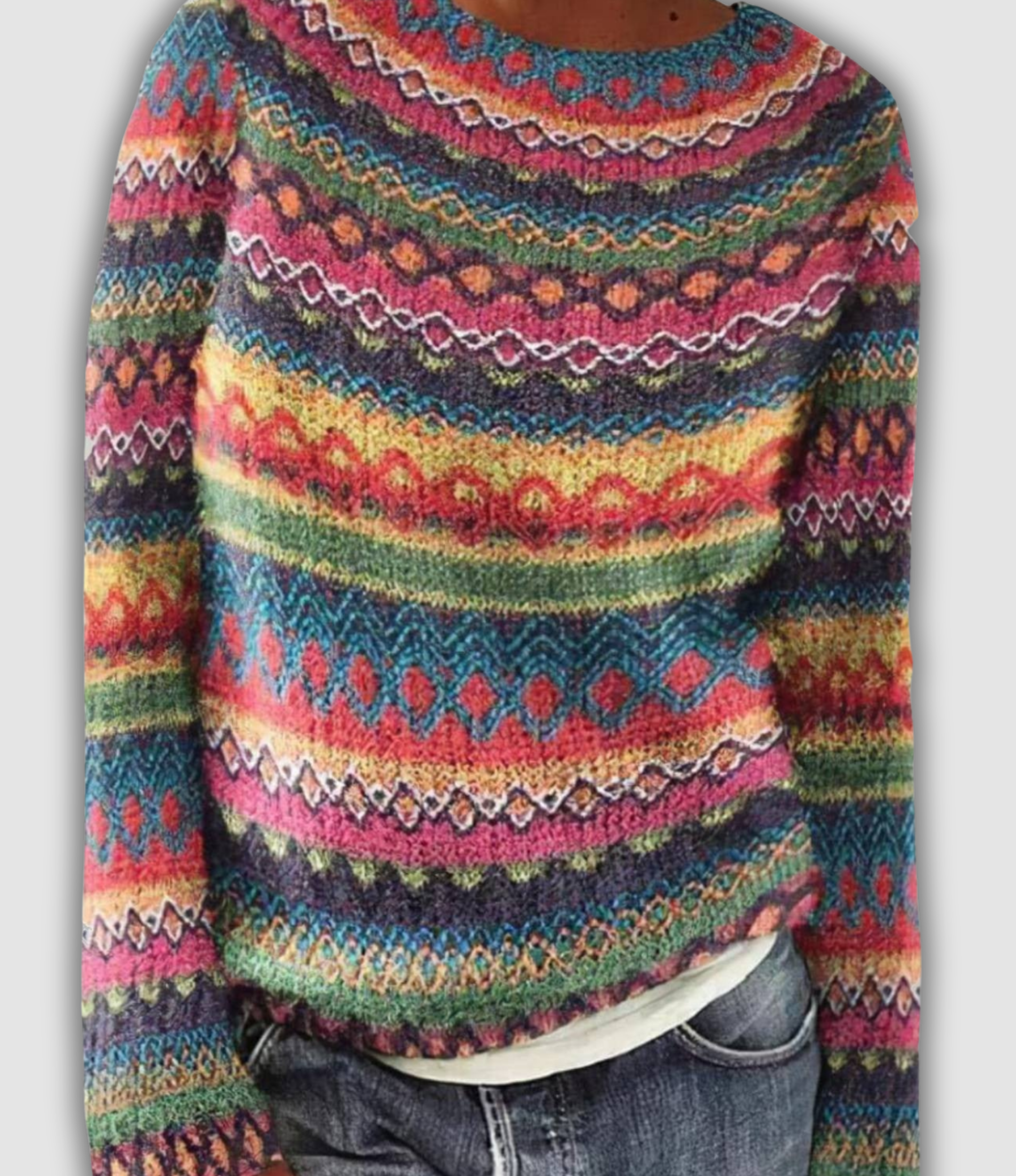 Dalia™ - Cosy Retro Sweater