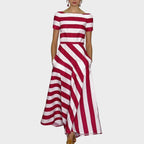 Elżbieta – Light and Airy Striped Dress