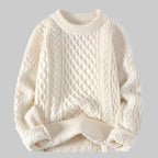 VIOLETA™ - Cozy Long Sleeve Round Neck Textured Sweater