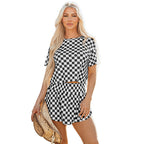 ZARAMINA™ - Casual Summer Chic Skort and Crop Tee Co-ord