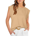RAYANU™ – Lightweight Everyday Summer Cap Sleeve Top