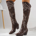 CHEYENNE™ –  Classic Over-the-Knee Cowboy Boots
