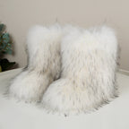 HIRA™ - Chic Trendy Furry Mid Length Winter Boots