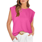 RAYANU™ – Lightweight Everyday Summer Cap Sleeve Top