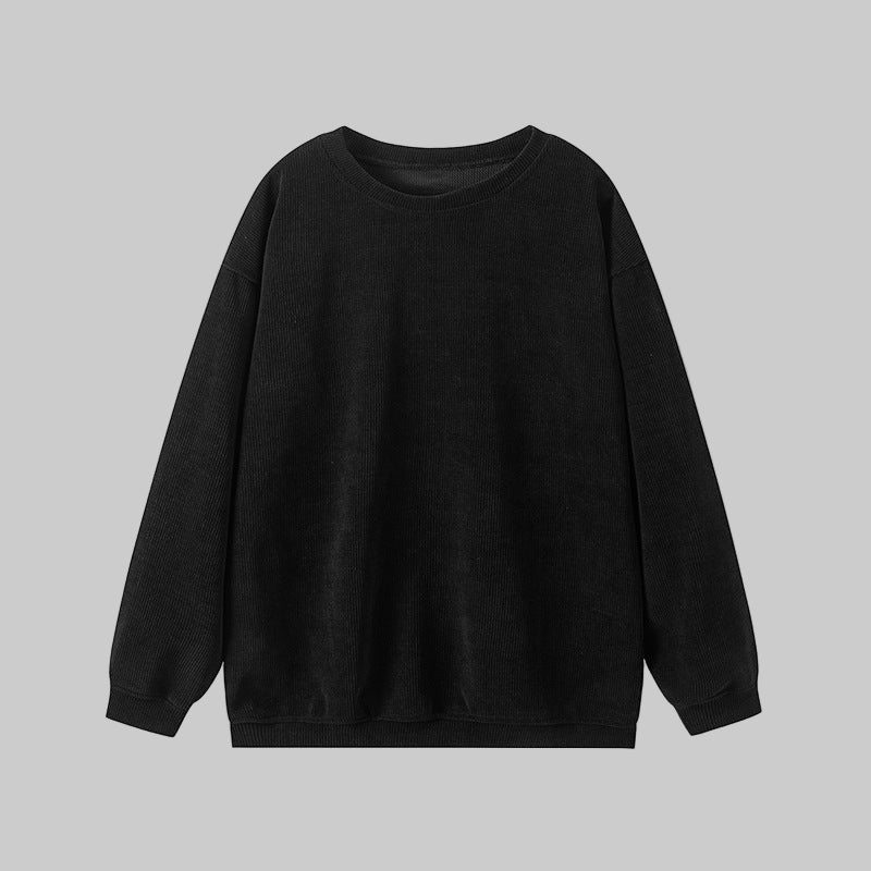 BRITLEY™ - Cozy Plain Long Sleeve Round Neck Sweatshirt