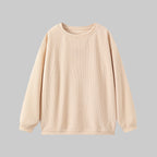 BRITLEY™ - Cozy Plain Long Sleeve Round Neck Sweatshirt