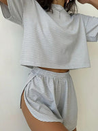 RIZALINA™ – Comfy Short Sleeve Loungewear Co-ord