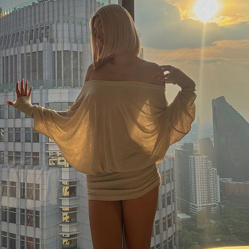 VALENCIA™ – Elegant Off-Shoulder Evening Mini Dress