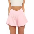 ECLAIRE™ – Simple Flowy High Waist Active Skort