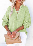 AYLA™ – Casual V-Neck Blouse