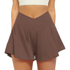 ECLAIRE™ – Simple Flowy High Waist Active Skort