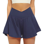 ECLAIRE™ – Simple Flowy High Waist Active Skort