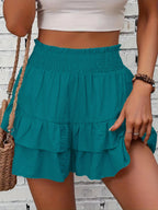 GAIL™ - Casual Ruffle Tiered Boho Shorts