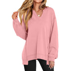 FORTUNATA™ – Casual Lightweight Oversized Long-Sleeve Top