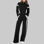 QASU™ - Casual Long Sleeve Top and Sweatpants Set