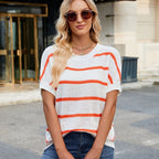 CRESENCIA™ – Cozy Soft Drape Sleeve Sweater Top