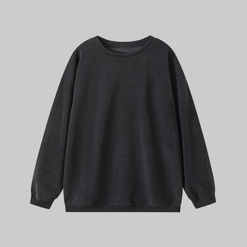 BRITLEY™ - Cozy Plain Long Sleeve Round Neck Sweatshirt