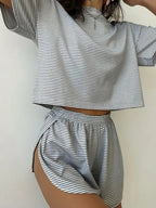 RIZALINA™ – Comfy Short Sleeve Loungewear Co-ord