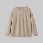 BRITLEY™ - Cozy Plain Long Sleeve Round Neck Sweatshirt