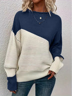 KARA™ - Casual Long Sleeve Round Neck Sweater