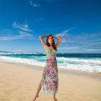 JAEMILY™ – Cozy Ditsy Floral Sleeveless Maxi Sundress