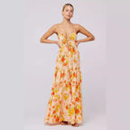 MARSHA™ - Chic Sleeveless Cross Tie-Up Front Summer Maxi Dress