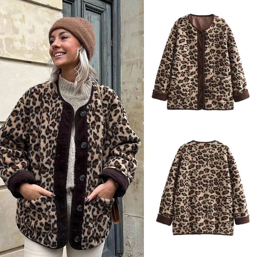 DIANA™- Leopard Winter Jacket