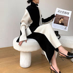 PIYA™ - Elegant Turtle Neck Long Sleeve Top and Skirt Set