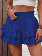 GAIL™ - Casual Ruffle Tiered Boho Shorts
