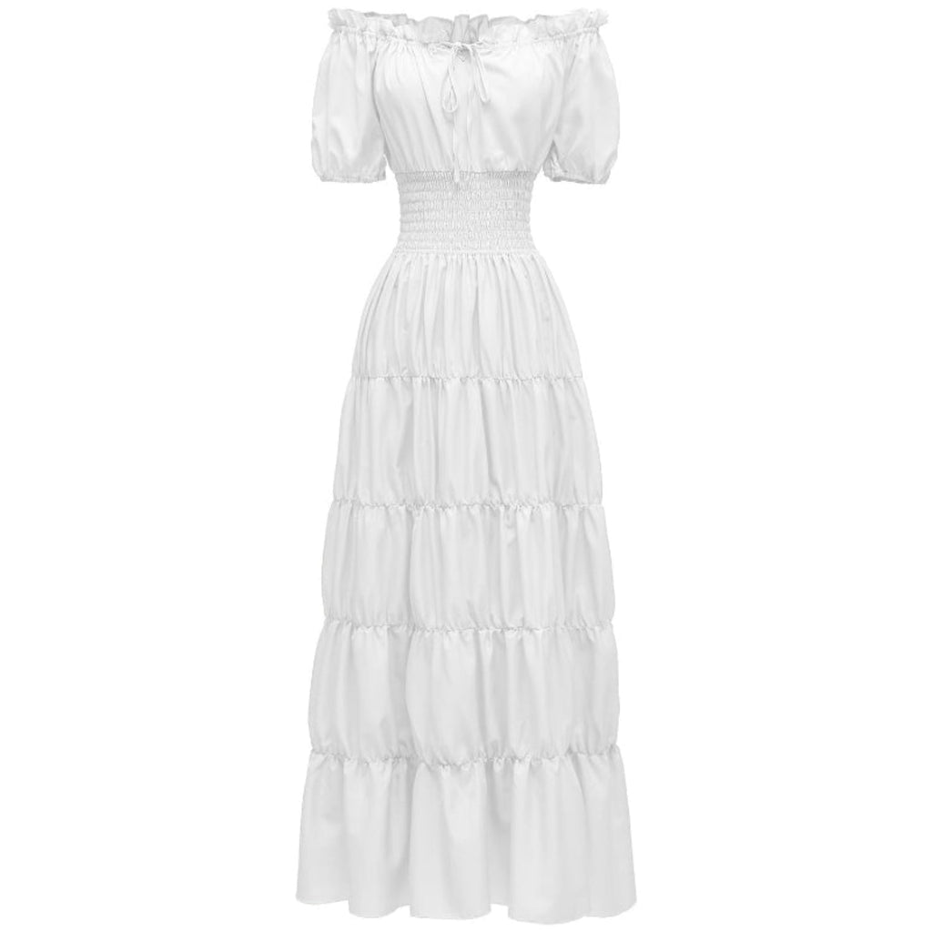 AIZA™ – Classic Corset Long Retro Maxi Dress