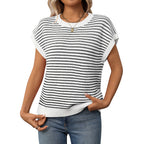 DAFROSA™ – Casual Striped Round-Neck Sweater
