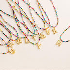 MACY™ - Colorful Bubble Letter Necklace