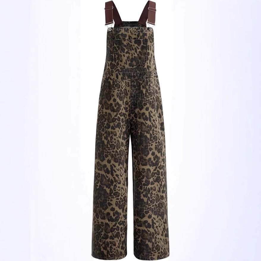 BLANCA™ – Retro Statement Wide-Leg Leopard Jumpsuit