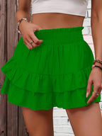 GAIL™ - Casual Ruffle Tiered Boho Shorts