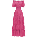 AIZA™ – Classic Corset Long Retro Maxi Dress