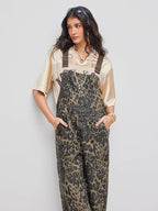 BLANCA™ – Retro Statement Wide-Leg Leopard Jumpsuit