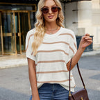 CRESENCIA™ – Cozy Soft Drape Sleeve Sweater Top