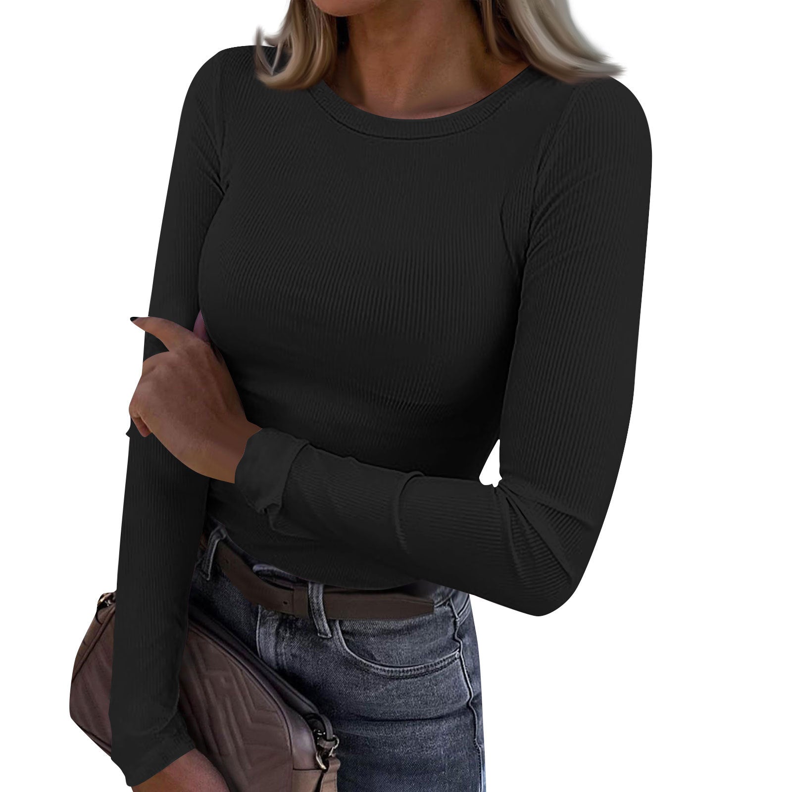 RESLEY™ - Casual Summer Crewneck Rib Fit Top