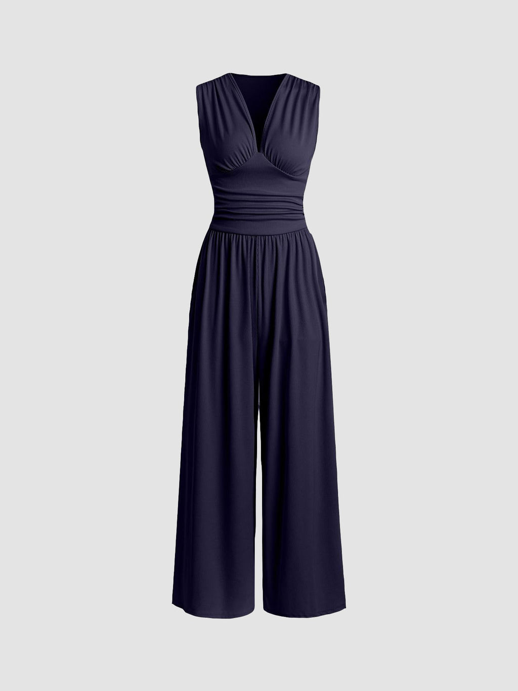 CHARITY – Chic Sleeveless Wide-Leg Jumpsuit