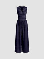 CHARITY – Chic Sleeveless Wide-Leg Jumpsuit