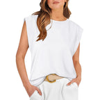 SAMPAGUITA™ –  Comfy Loose Fit Crew Neck Summer Top