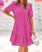 RICA™ - Chic Lace Ruffle Summer Dress