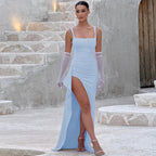 Katarzyna – Elegant Maxi Dress with Straps and Open Back