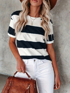 KAELY™ – Easygoing Classic Stripe Tee