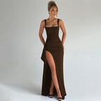 Katarzyna – Elegant Maxi Dress with Straps and Open Back