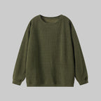 BRITLEY™ - Cozy Plain Long Sleeve Round Neck Sweatshirt