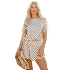 ZARAMINA™ - Casual Summer Chic Skort and Crop Tee Co-ord