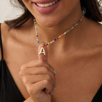 MACY™ - Colorful Bubble Letter Necklace