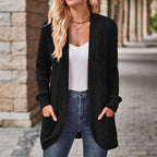 LUCILLE™ - Cozy Lightweight Long-Sleeve Open Front Cardigan